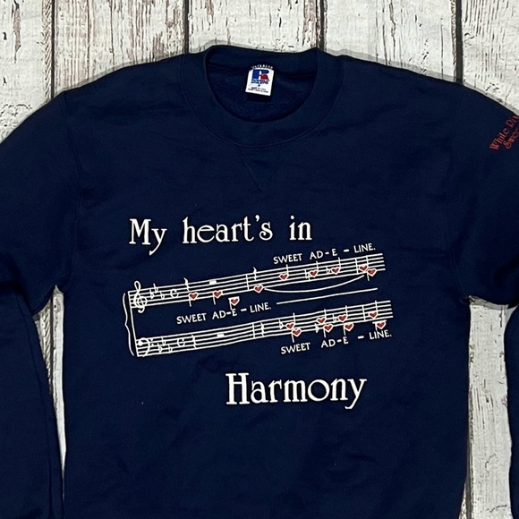 Harmony White River Sound Indianapolis Vintage 1980s Russell Sweatshirt - Picture 3 of 6